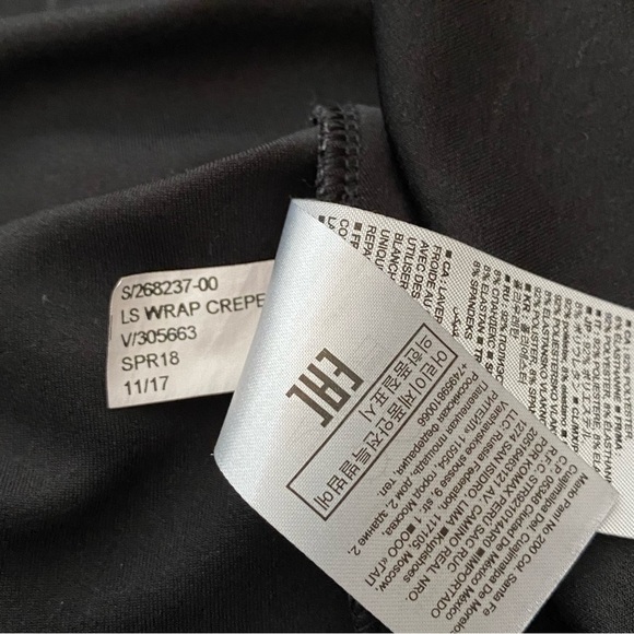 Banana Republic Black Wrap Blouse - Picture 9 of 9